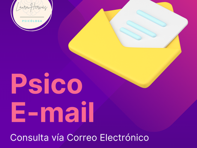 Psico-email (contacto con el psicólogo vía email) ¡NUEVO SERVICIO!