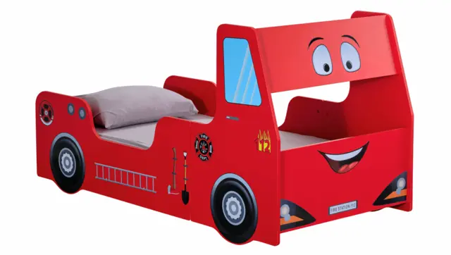Kinderbedje brandweerauto