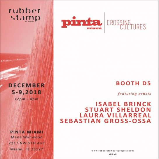Find my work at Pinta Art Fair during Art Basel Miami 2018