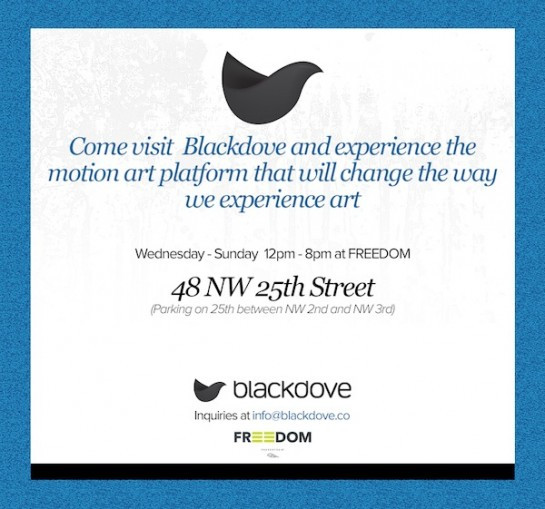 Blackdove Opening - Wed