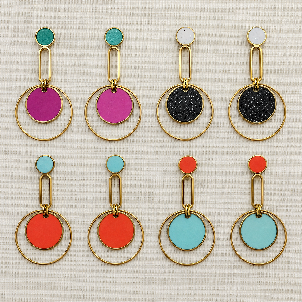 Miniature : Ripple Hoop Earrings