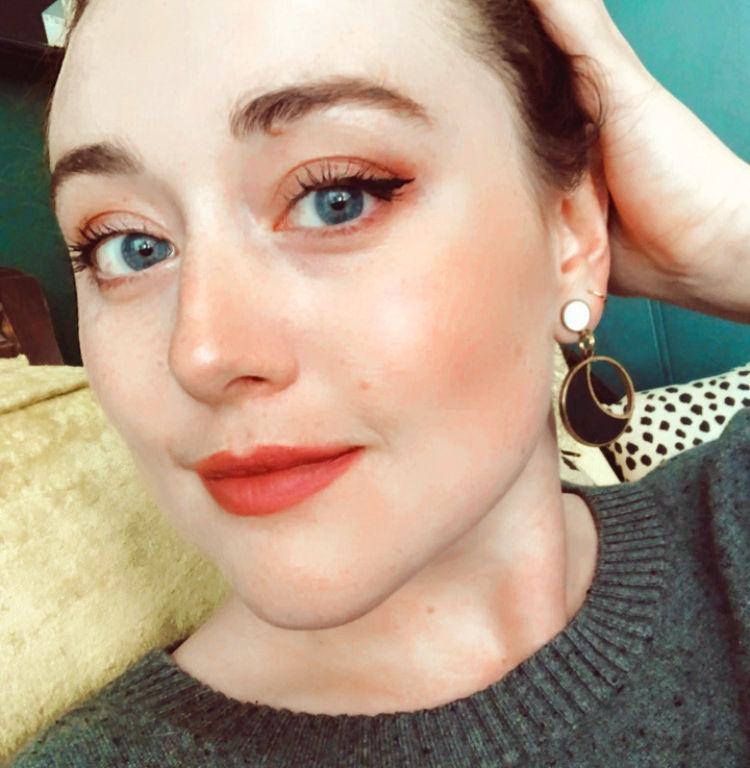 Thumbnail: One of a Kind Confetti Sun + Moon Earrings  in Confetti
