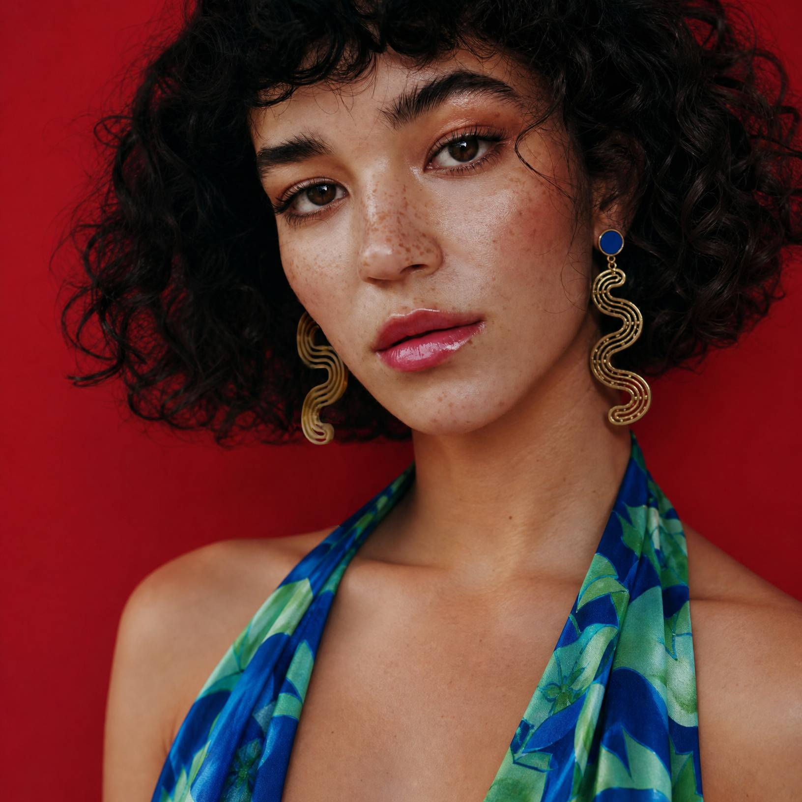Squiggle Earrings in Your Choice of Colors