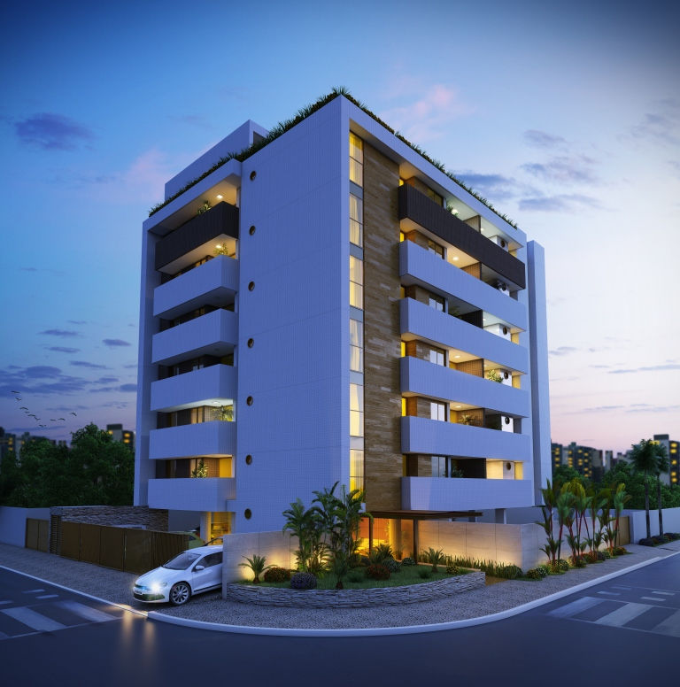 Res. República Construções - Fachada Noturna.jpg