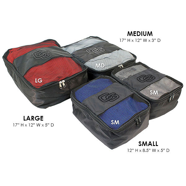 Club Glove Travel Clothing Organizer Small- Black