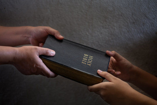 Giving Bibles away