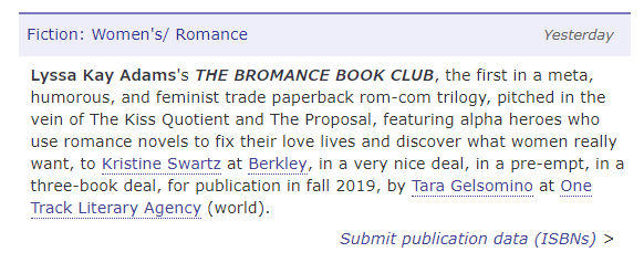 A Bromantic Deal