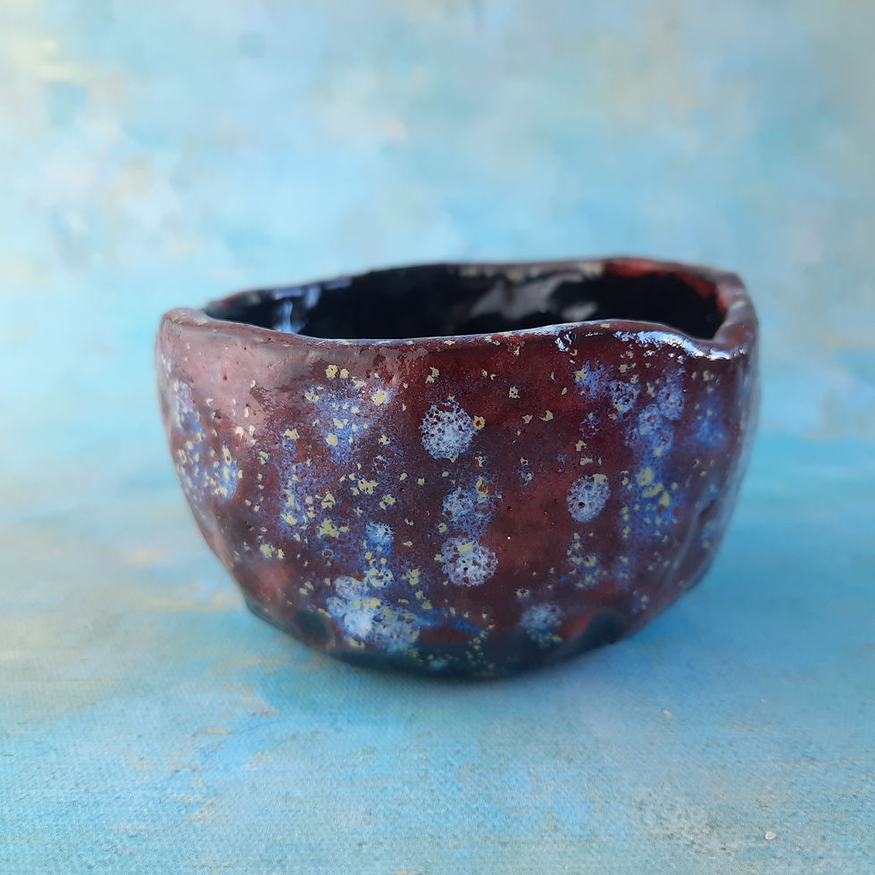 Miniatura: Mała ceramiczna miseczka galaktyka