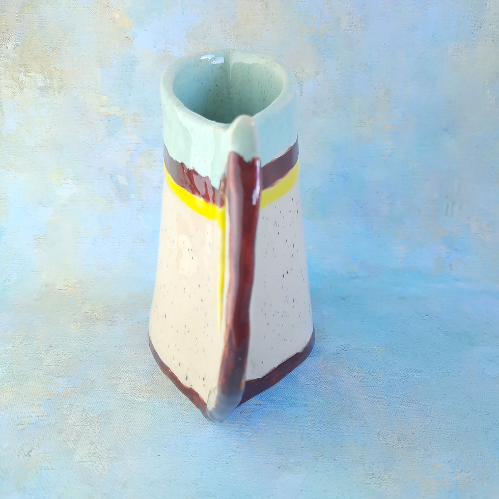 Miniatura: Ceramiczny dzbanek wyjątkowy  M