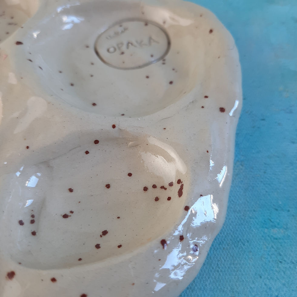 Miniatura: Ceramiczny organizer na biżuterię 