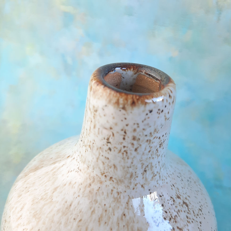 Miniatura: Ceramiczny kominek na palo santo