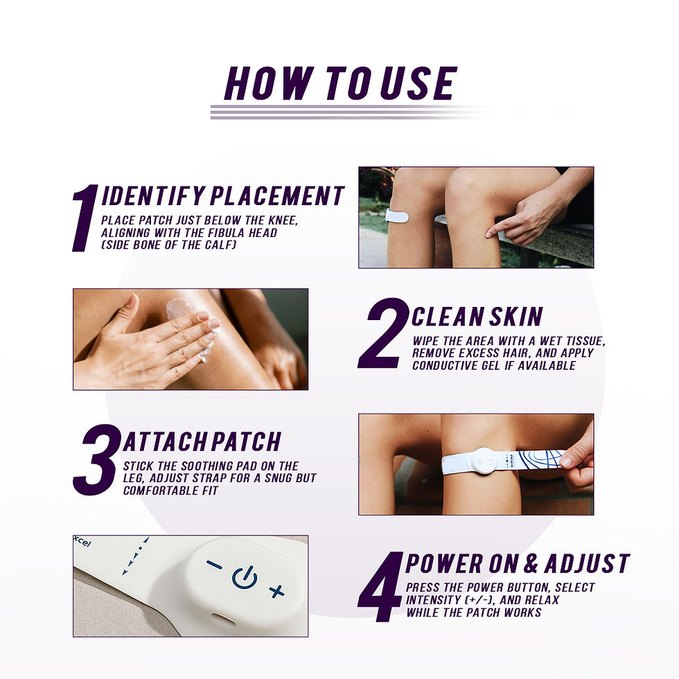 Thumbnail: Muscle Recovery & Circulation Stimulator -Leg & Lower Limb Pulse Therapy Patch
