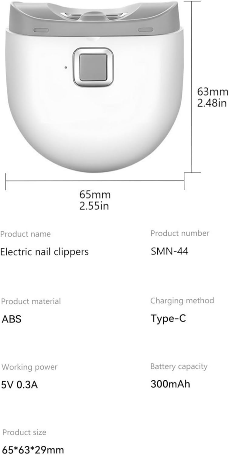 Thumbnail: Safety Electric Nail Clipper Automatic Thick Nails Trimmer Professional Tool US