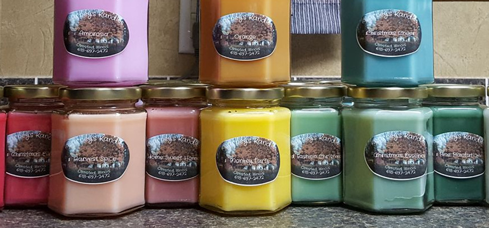 Homemade Highly Scented Candles