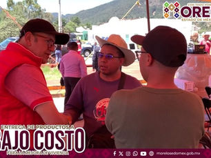 Entrega Edgar Plaza productos para la mejora de la vivienda a bajo costo.