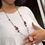 Thumbnail: Tibetan red necklace