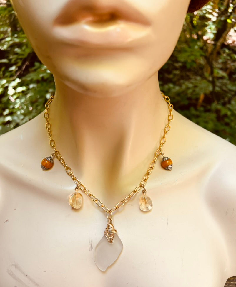 Golden Sea necklace