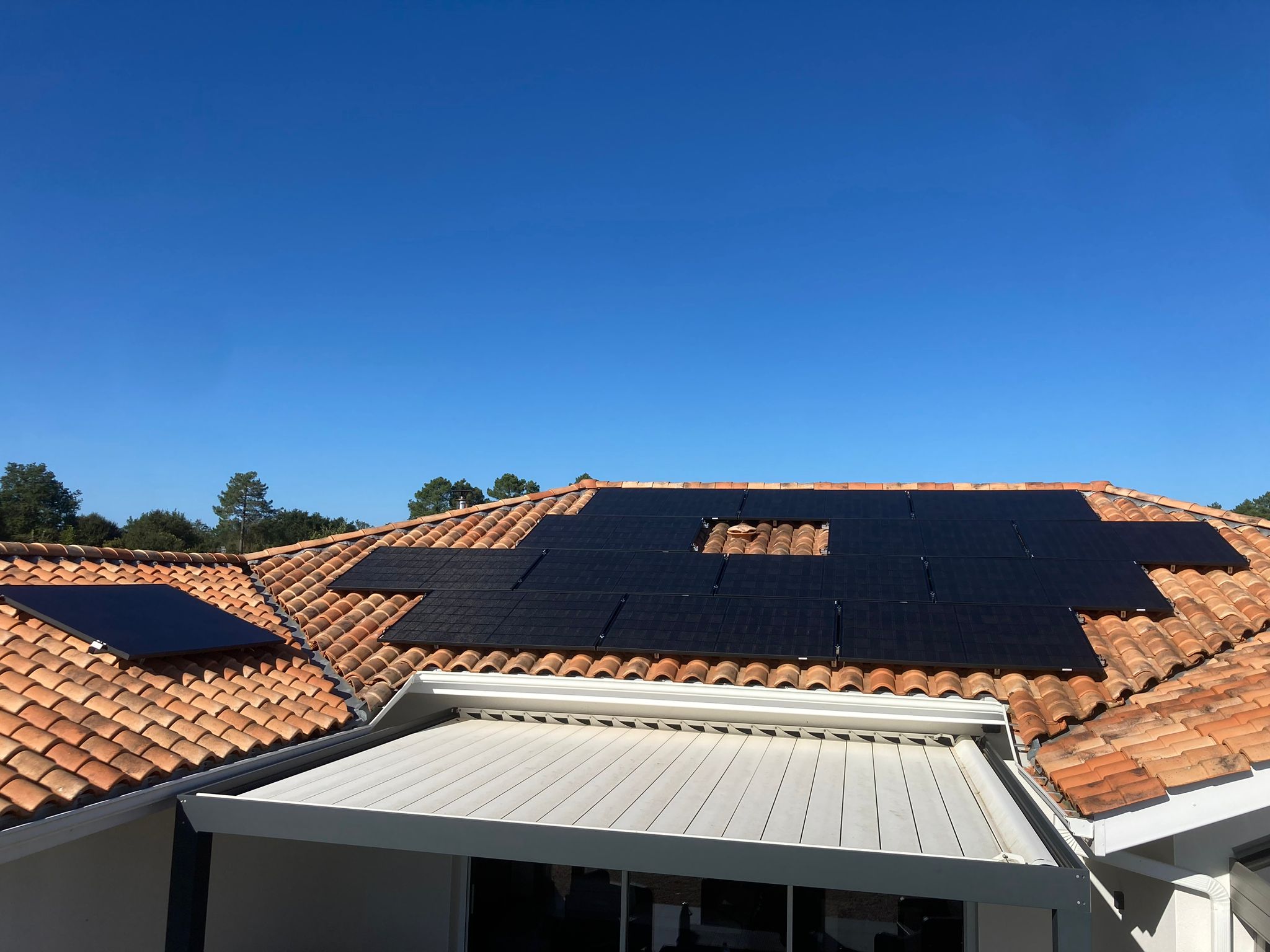 Installation solaire 5,95 kWc à Vielle-Saint-Girons
