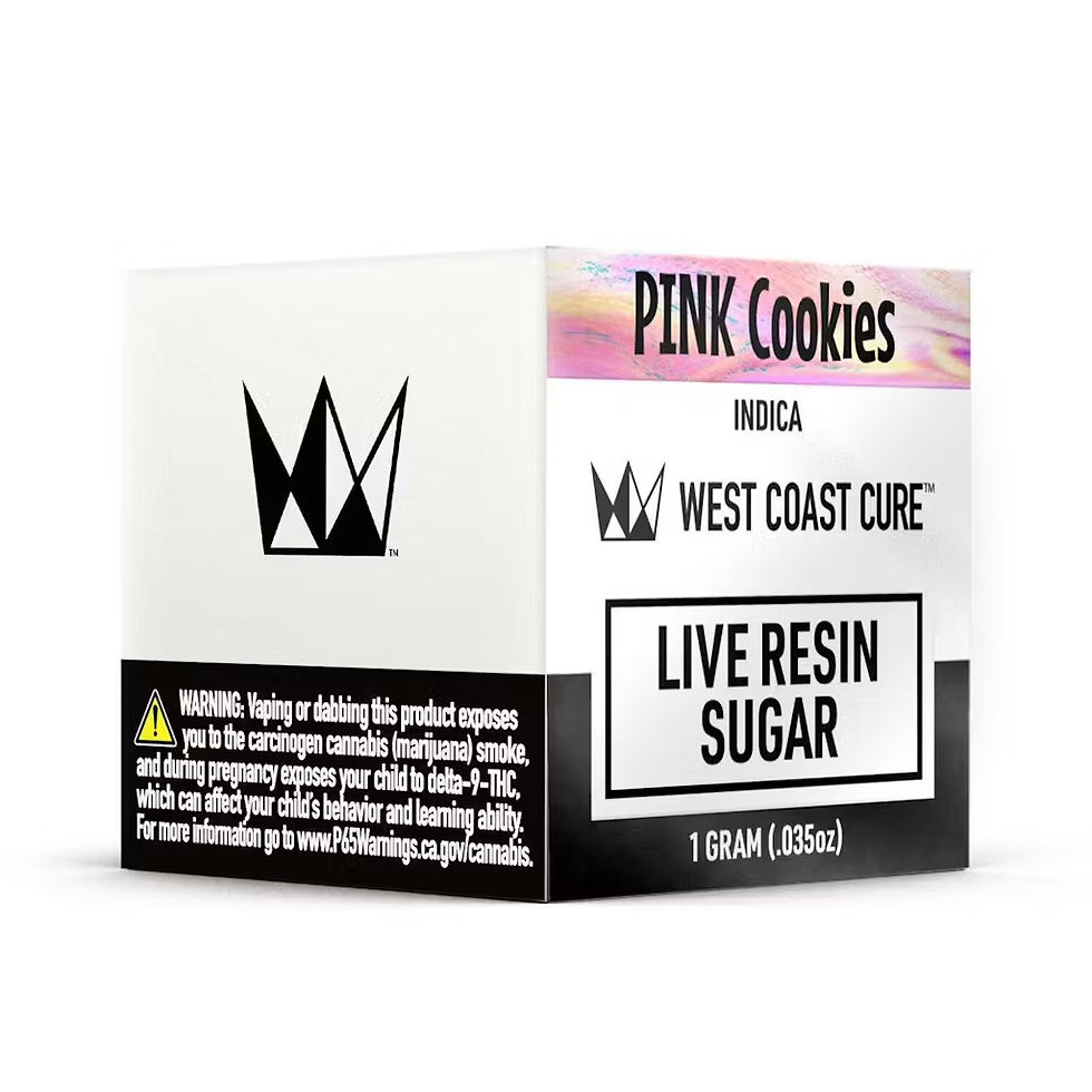 West Coast Cure | Pink Cookies | Live Resin Sugar | 1G