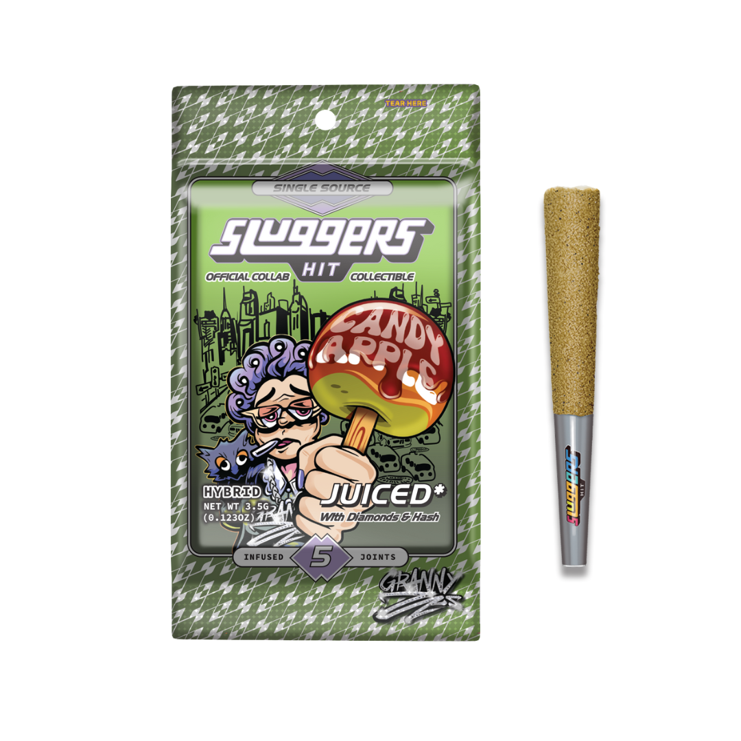 Sluggers Hit | Candy Apple | Diamond Pre-Rolls | 5pk