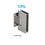 Miniature : CRL Vienna 074 Series Wall Mount Short Back Plate Hinge