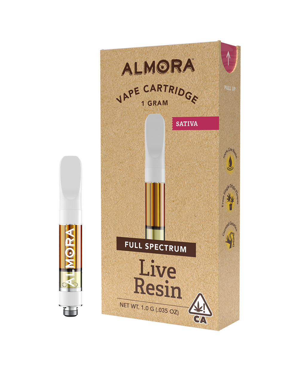 ALMORA LIVE RESIN CARTRIDGE 1G