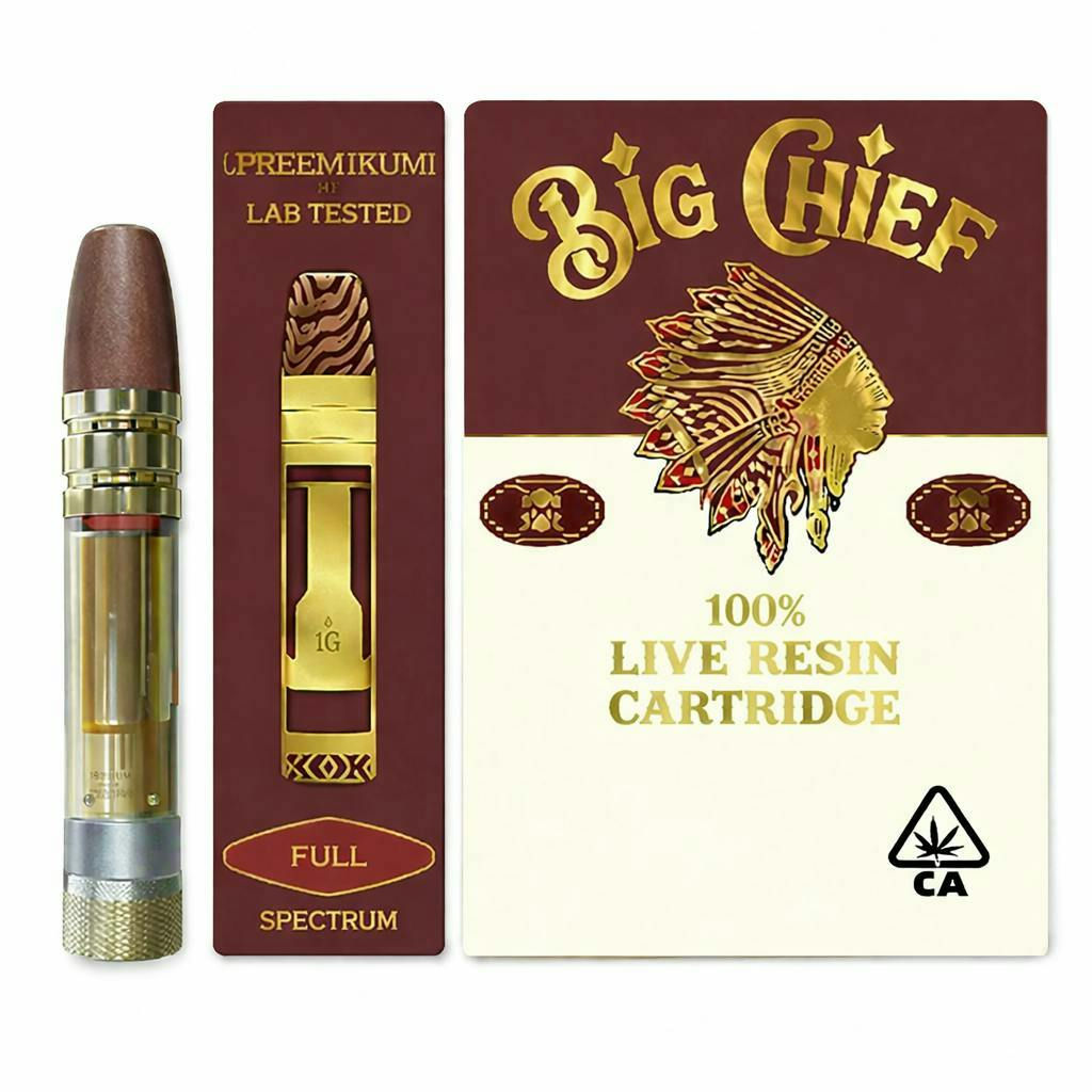 BIG CHIEF LIVE RESIN CARTRIDGE 1G