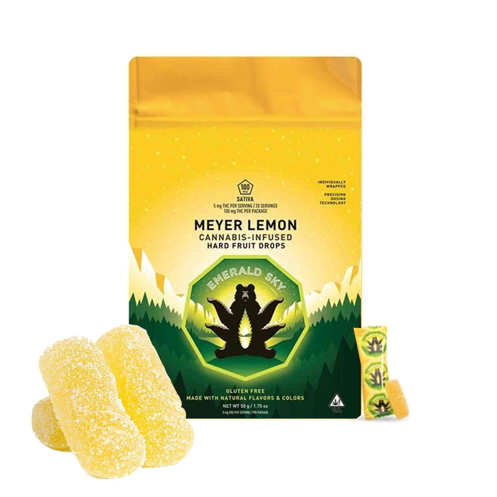 EMERALD SKY THC:CBD FRUIT DROPS 100MG