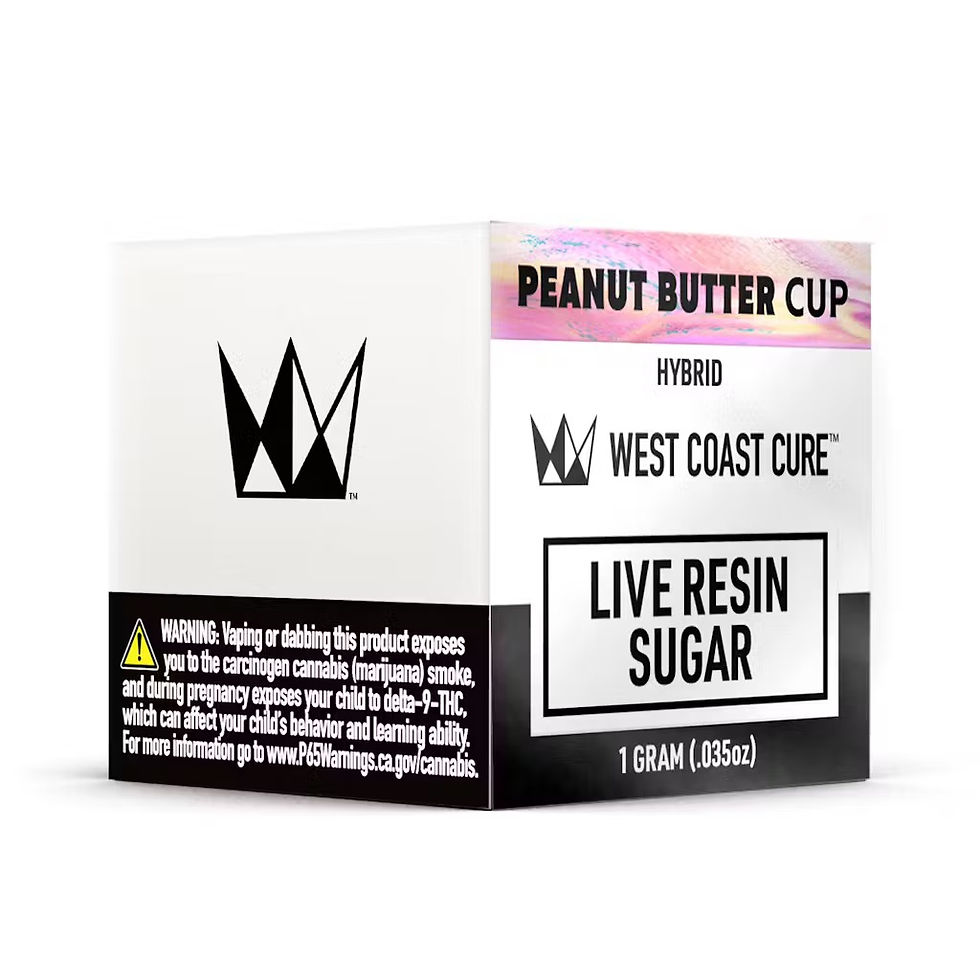 West Coast Cure | Peanut Butter Cup | Live Resin Sugar | 1G