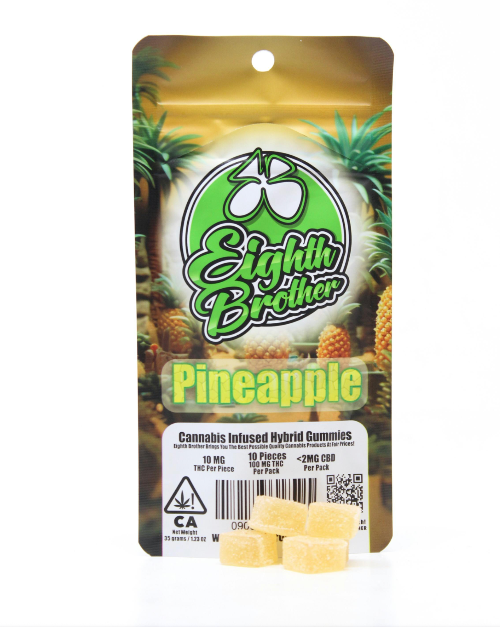 Eighth Brother | Pineapple | Infused Gummies | 100mg