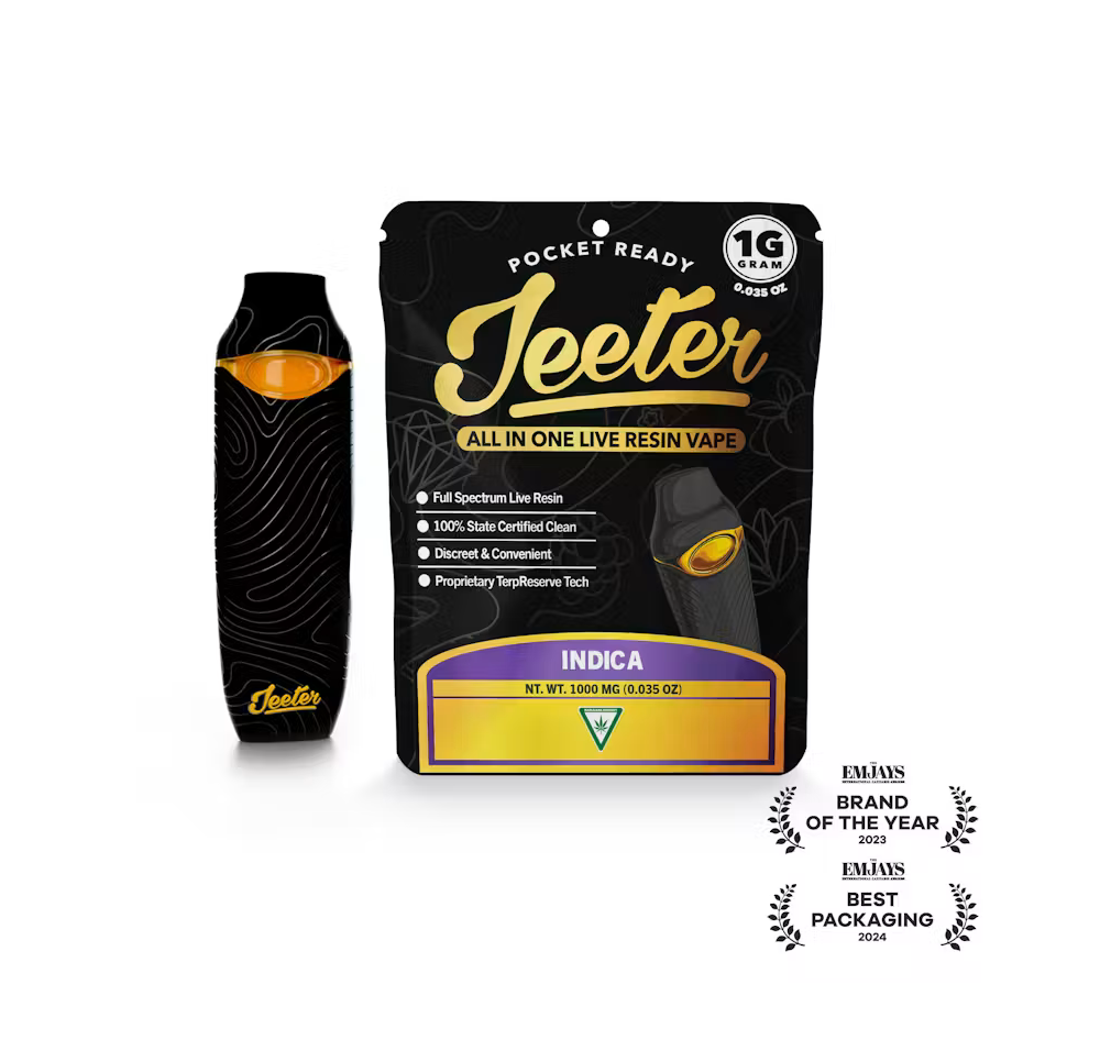 Jeeter | Nite Cap | Live Resin Disposable | 1g