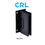 Miniature : CRL Vienna 037 Series Wall Mount Full Back Plate Hinge