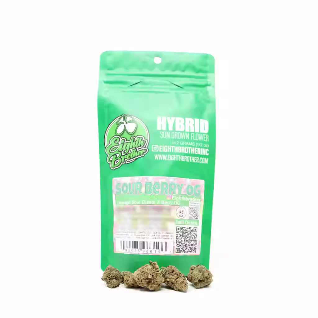Eighth Brothers | Sour Berry OG | Sun Grown Flower | 14g