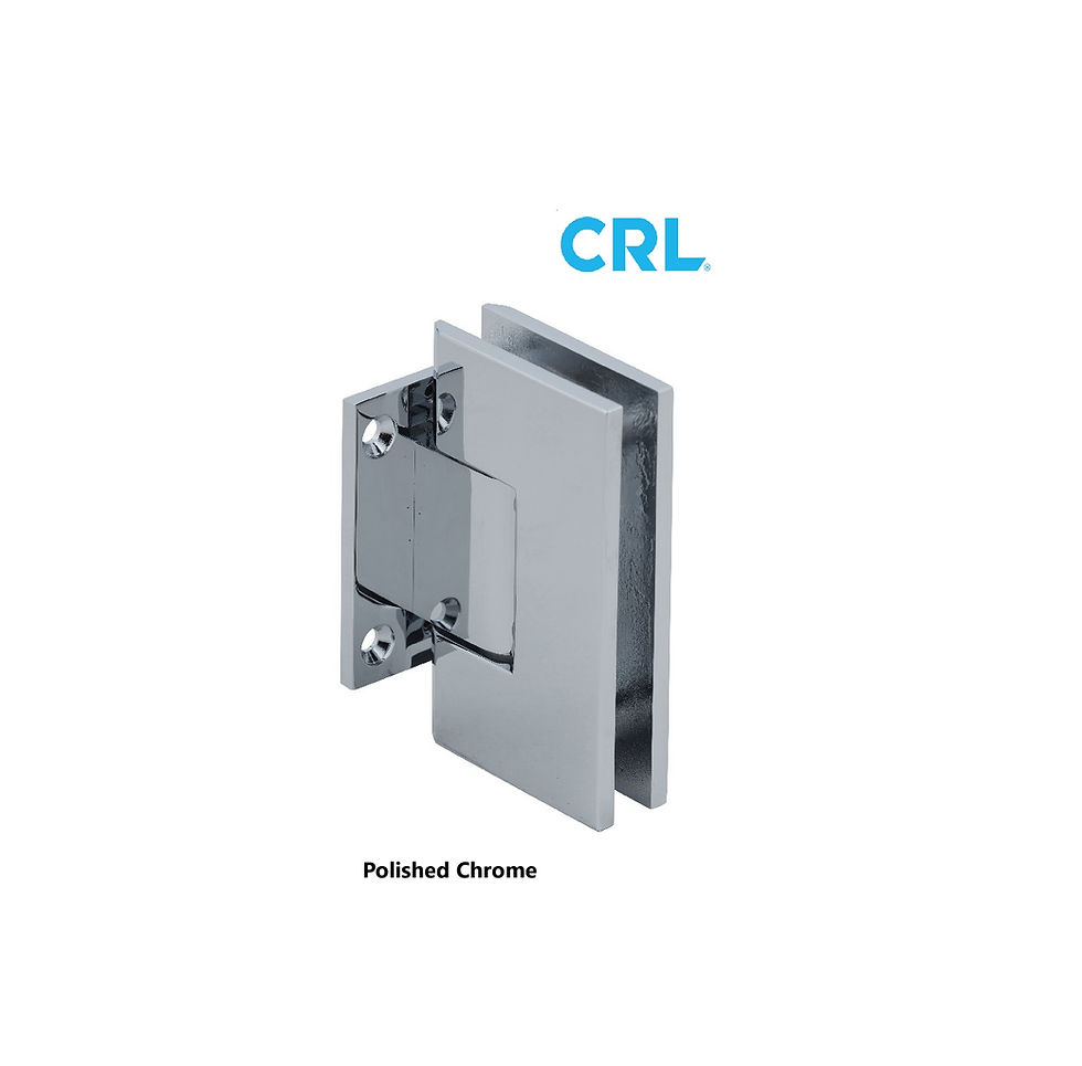 Miniature : CRL Vienna 074 Series Wall Mount Short Back Plate Hinge