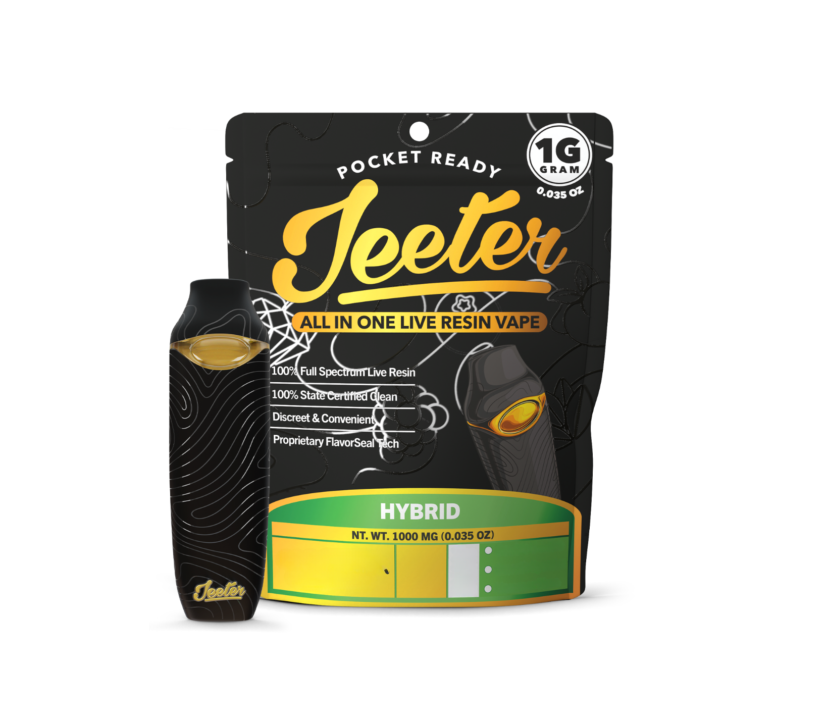 Jeeter | Nebula | Live Resin Disposable | 1g
