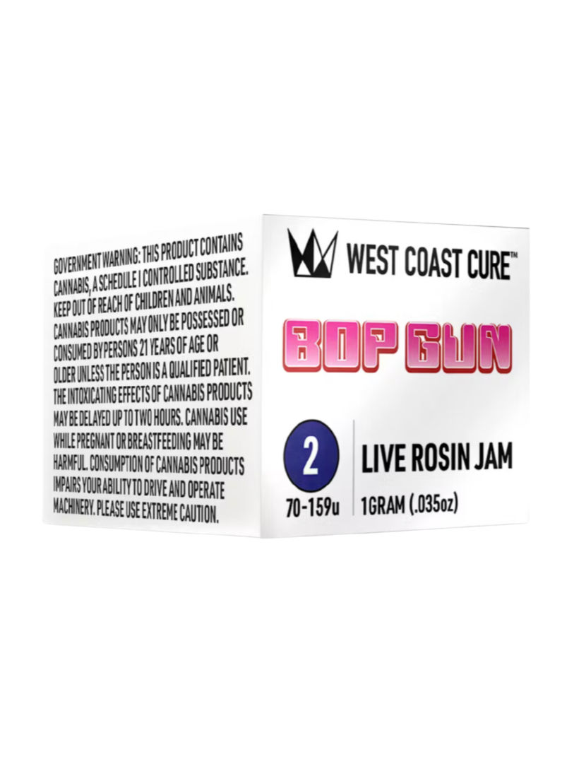 West Coast Cure | Bop Gun | Live Rosin Jam T2 | 1G
