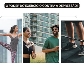 O poder do exercÃcio contra a depressão.