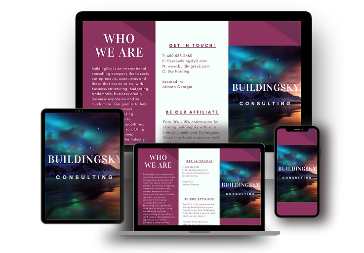 BuildingSky Bundled image with desktop, laptop, tablet and phone