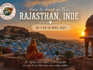 Voyage au Rajastan en Avril 2027