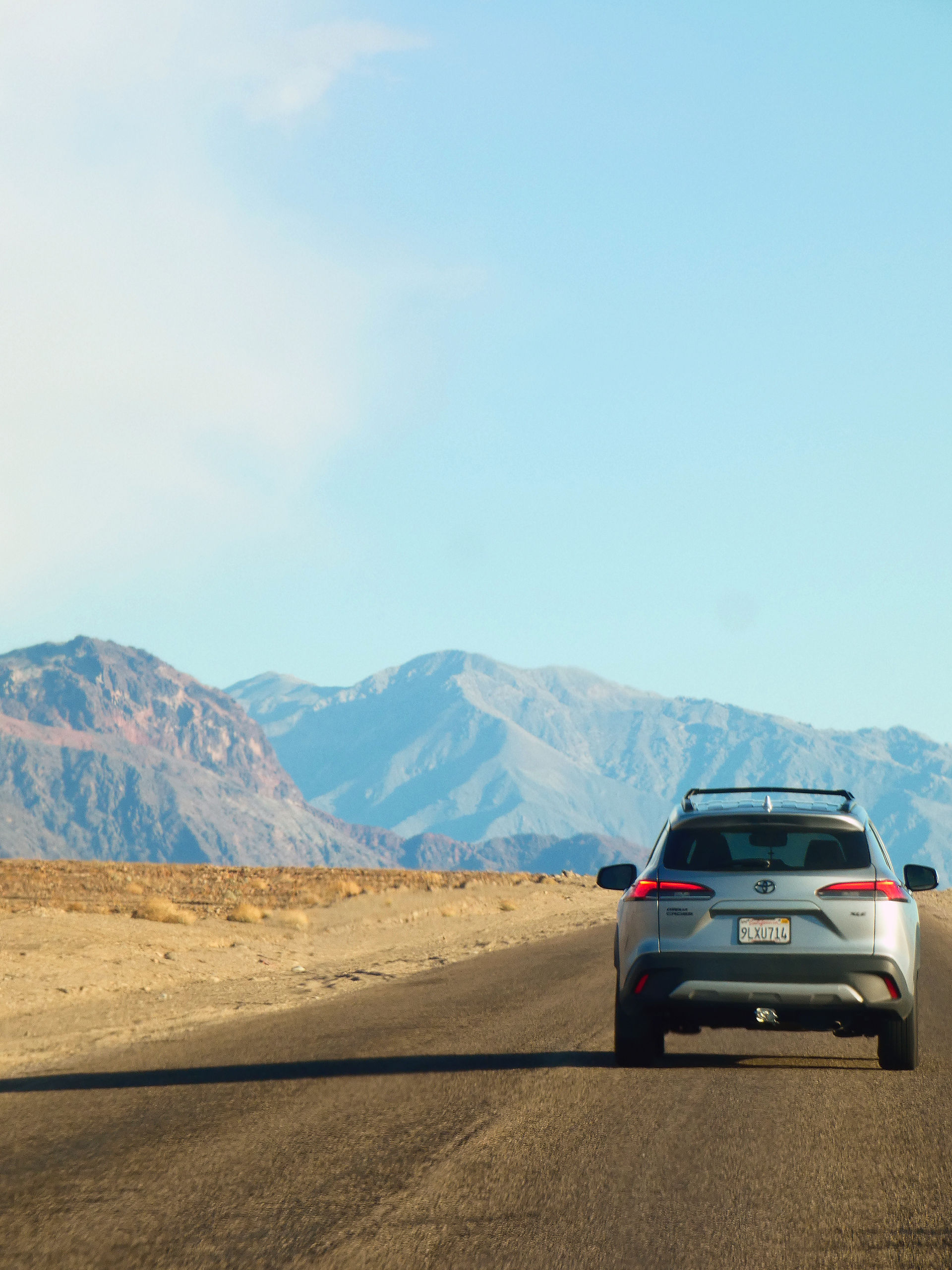 Route dans la Death Valley