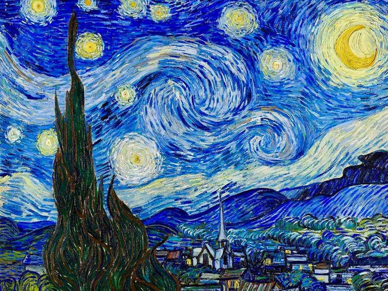 Starry Night (June 1889) Vincent Van Gogh