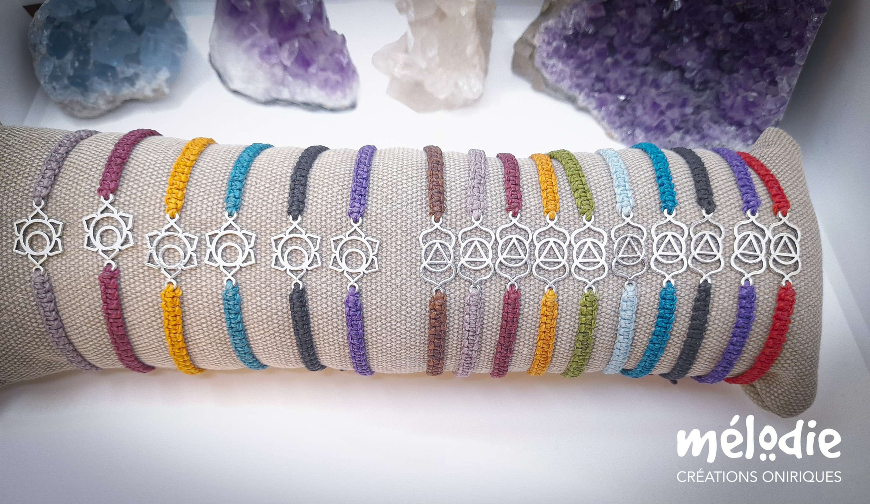 Petits bracelets Chakra sacré et Chakra du 3 ème œil