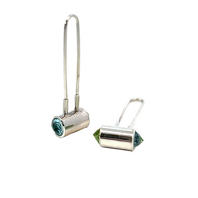 Reverse Tube Set Earrings 5 - 9pm