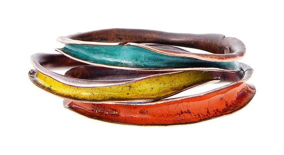 Enameled Wave Bangle - Friday May 29th - 6-9pm