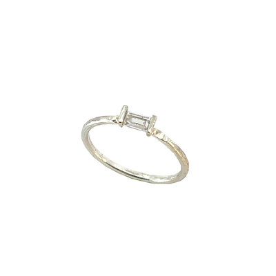 Channel Set Octagon Ring 6 - 9pm