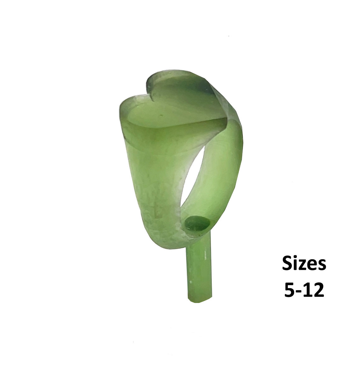 Sand Casting Ring Set - Signet Heart  - Sizes 0-16