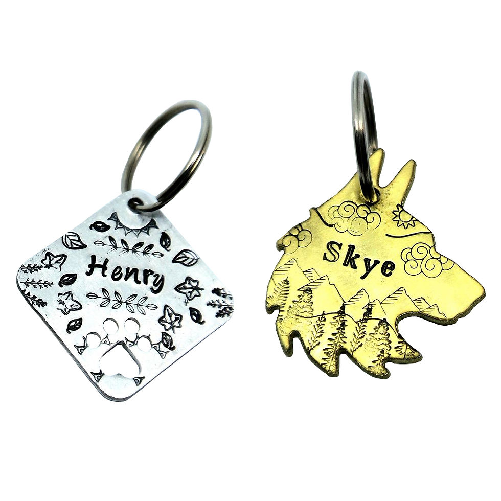 Stamped Key Chains