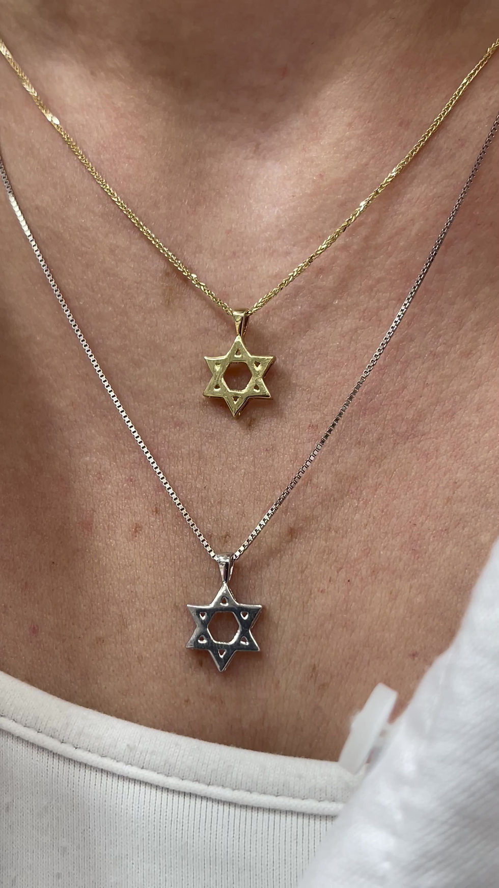 תמונה ממוזערת: שרשרת מגן דוד חלק קטן