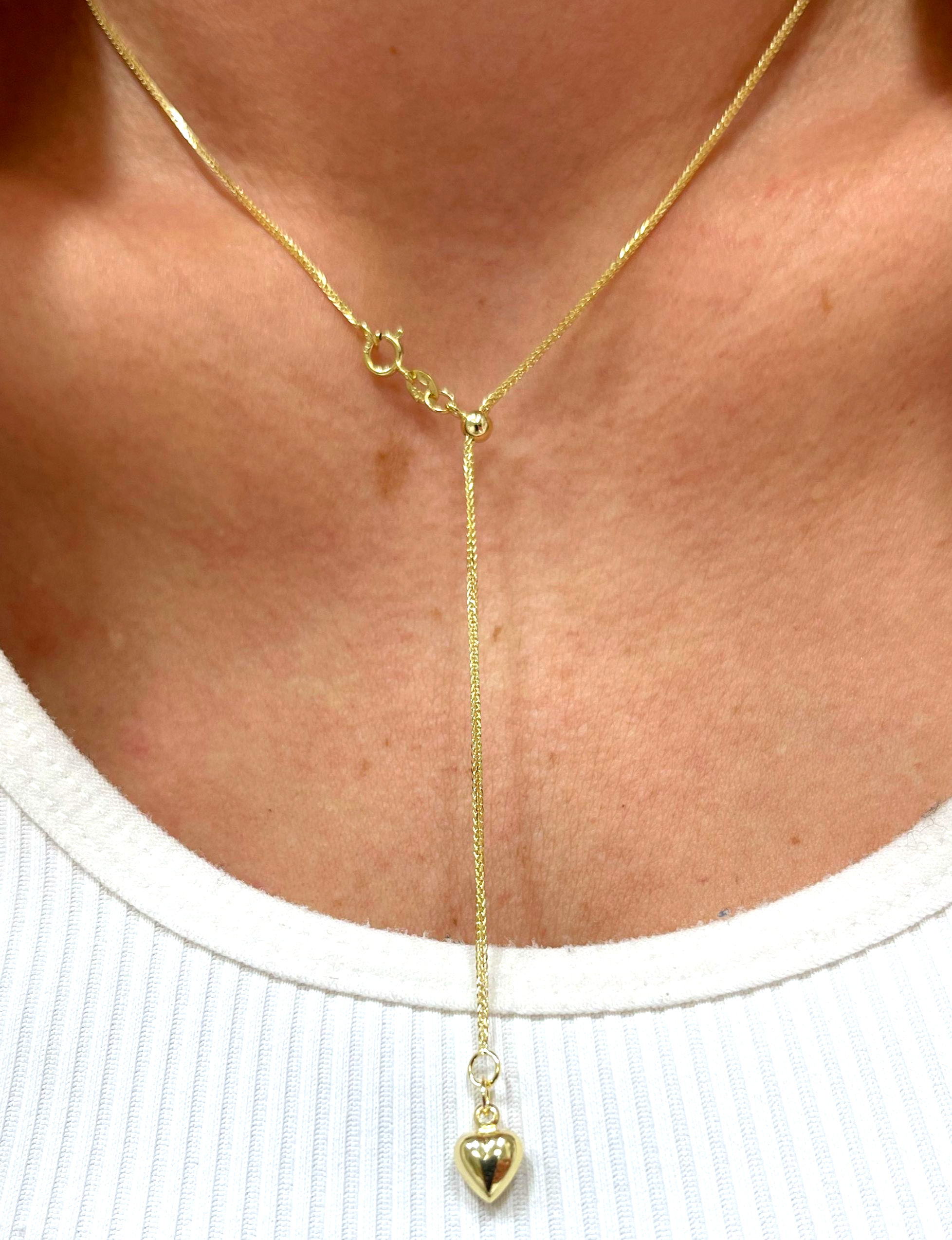 שרשרת עניבה לב