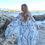 Miniatura: White Leopard kaftan